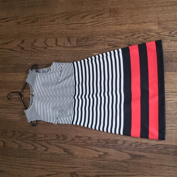 🌟HOST PICK🌟 Calvin Klein Sleeveless Stripe Dress - Picture 1 of 10
